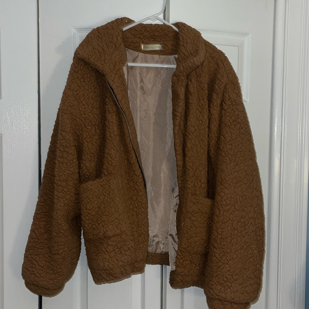 Oversized Teddy Jacket